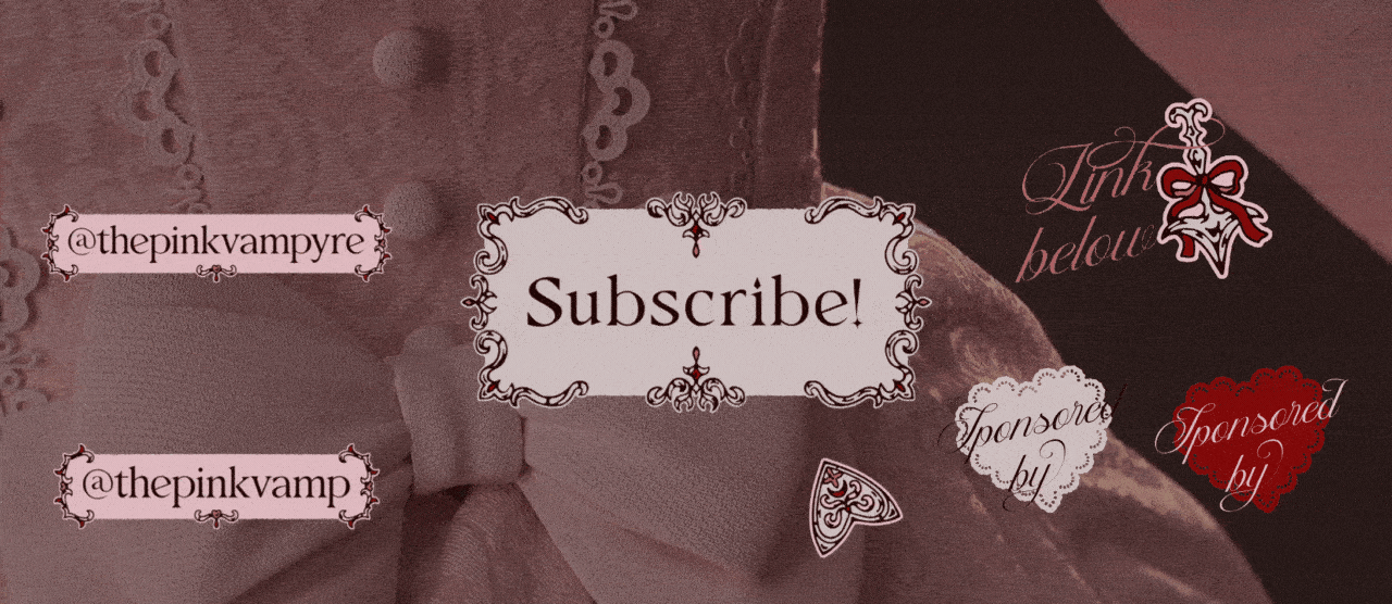 Youtube Call to action GIFs for The Pink Vamp