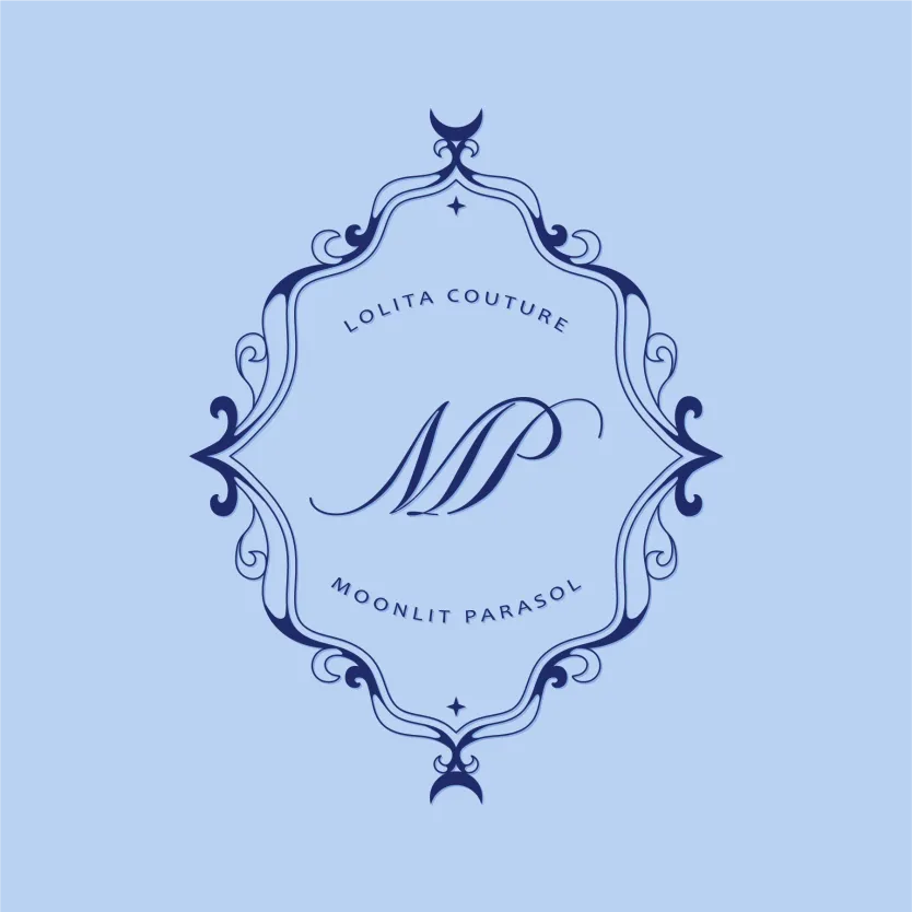 Logo Mark with Elegant monogram and decorative frame