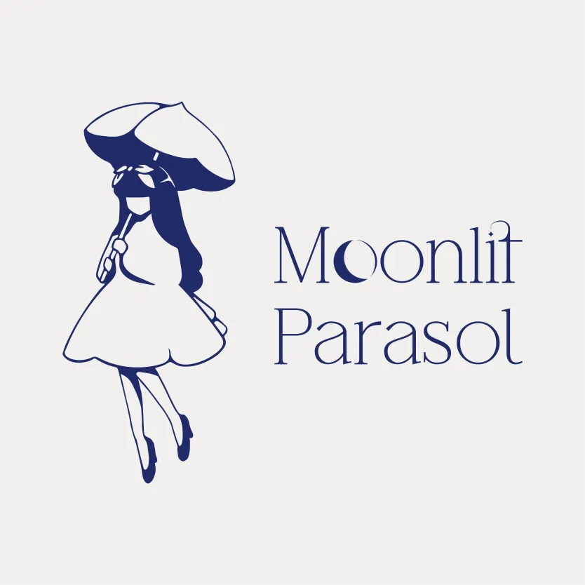 Moonlit Parasol Primary Logo