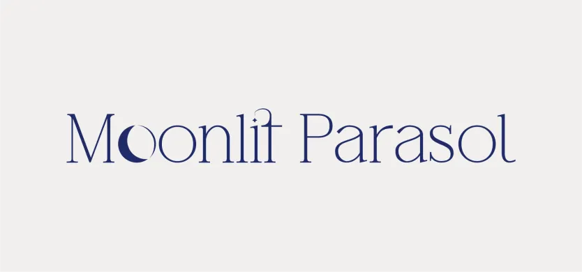 Moonlit Parasol secondary Logo and text